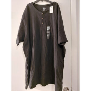 IMPECCABLE QUALITY MIDNIGHT BLACK PRL SS T-SHIRT NWT 4XLT BIG & TALL 62" TORSO